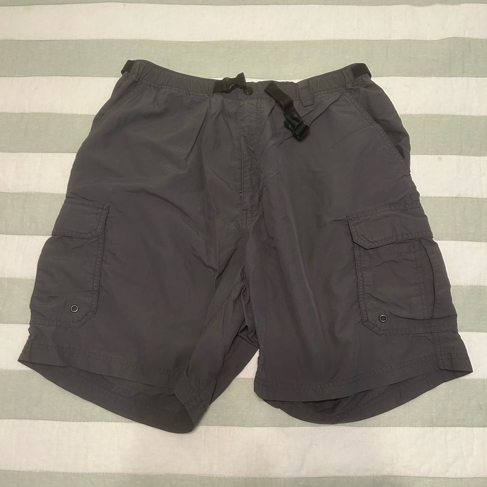 REI Dark Gray Camping Cargo Shorts